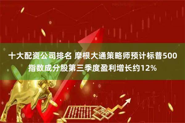 十大配资公司排名 摩根大通策略师预计标普500指数成分股第三季度盈利增长约12%